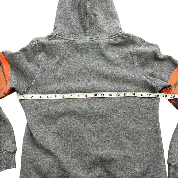 Clemson University Women’s Hoodie - Size Medium - Gray with Orange Paw - Picture 5 of 9